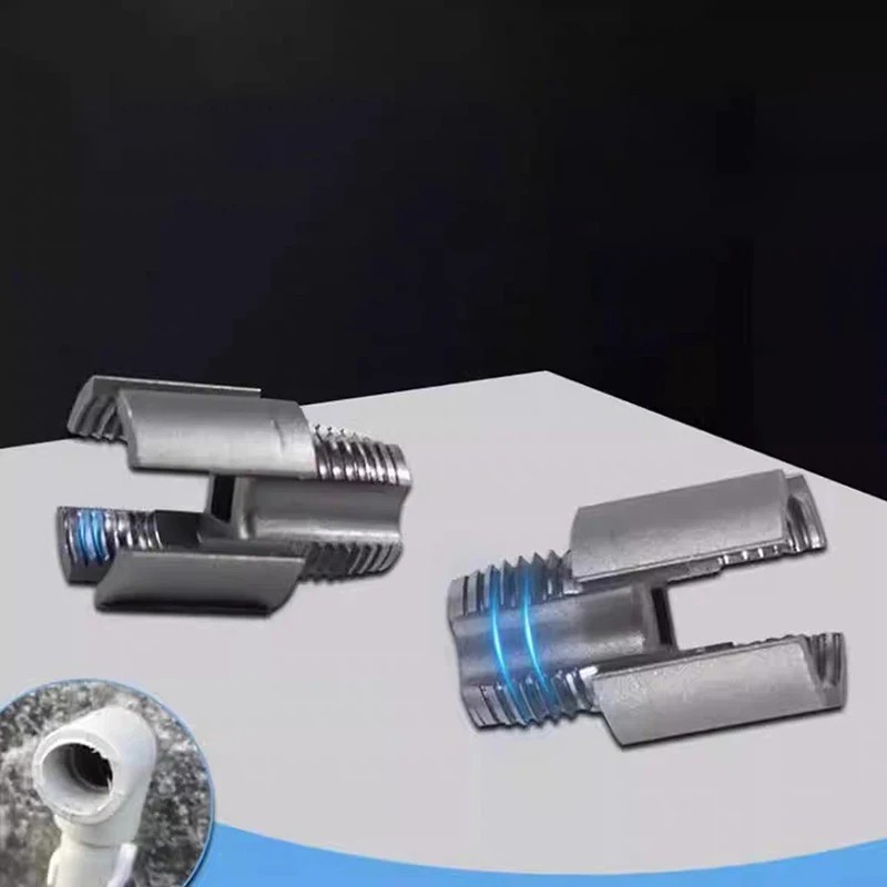 2pcs Integrated Internal & External Pipe Threading-Tool,PVC Pipe Threader Kit gallery