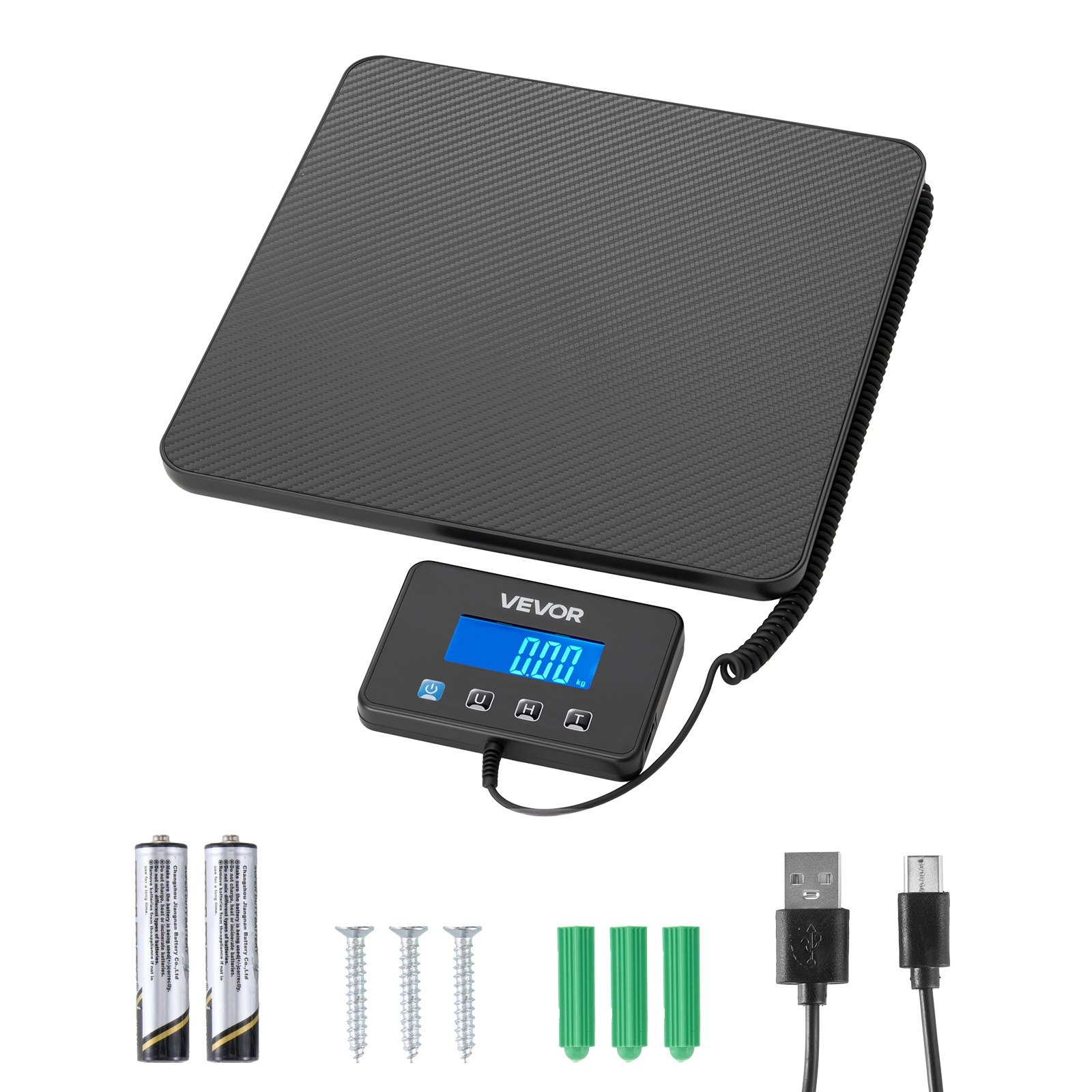 Digital Postal Scale, 0.35 oz/3.5 oz Dual Accuracy, 440 lbs Commercial Weight Sc gallery
