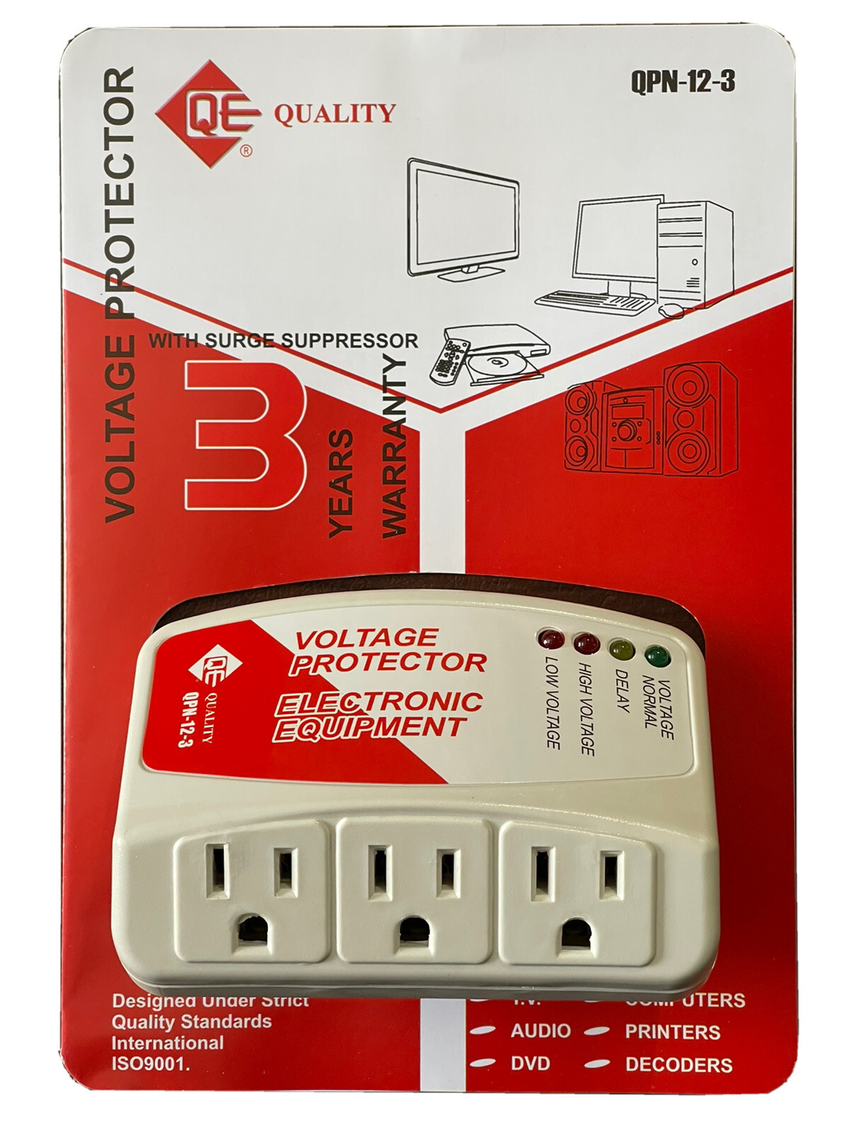 Voltage And Electronic Surge Protector For TV,AUDIO,DVD,COMPUTERS,PRINTERS gallery
