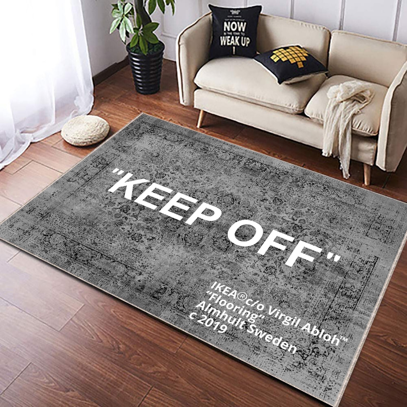Keep Off, Cool Rug, Off White, Keep Off, Keep Off Rug, Hypeast Rug, Fashion Rug gallery