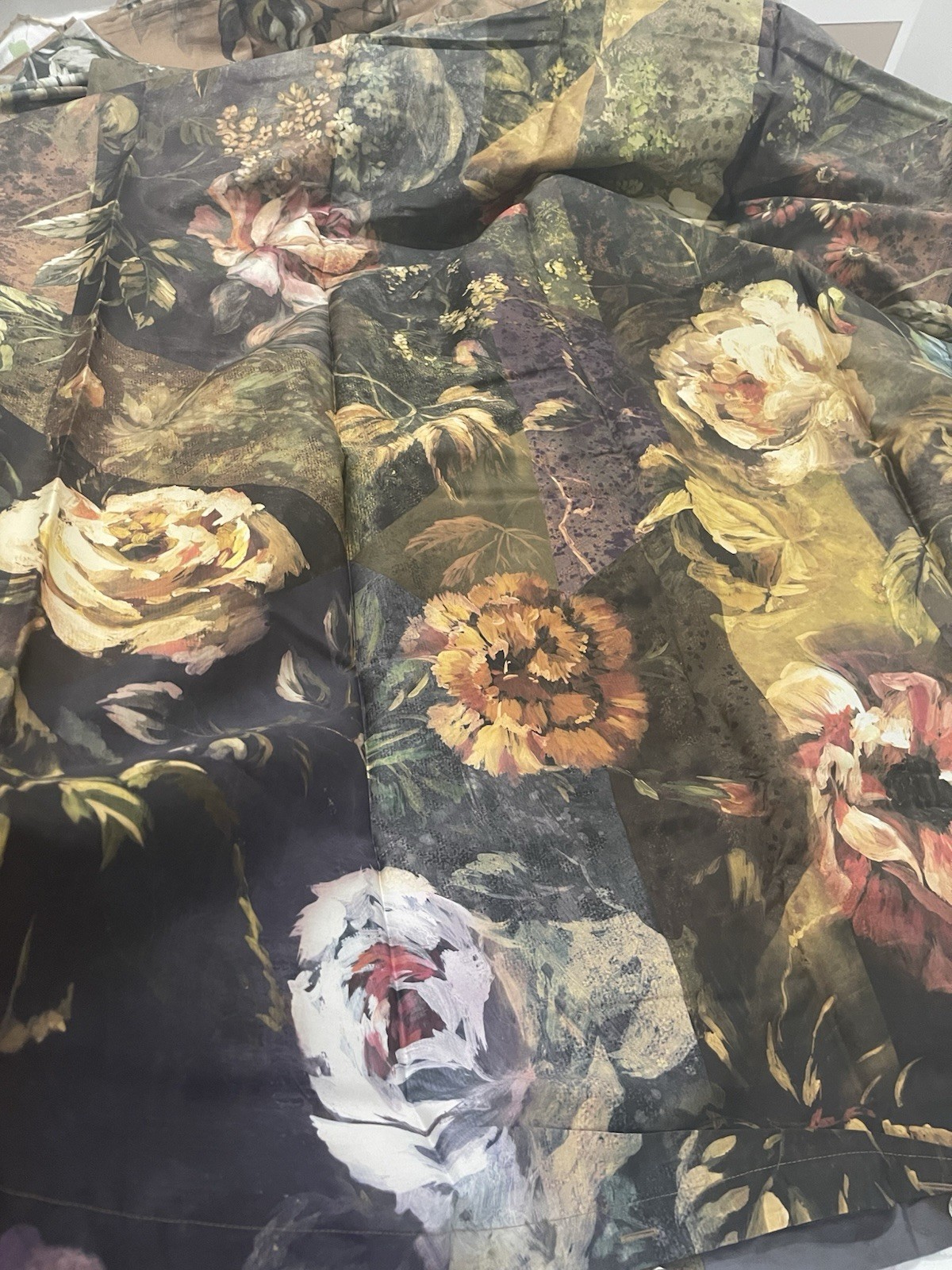 Designer’s Guild Portugal NWT (5pc) Queen Duvet Set Rosewood Minakari (2) Bonus gallery