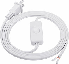 UL-LP Certification Lamp Cord Replacement Power Cord with On/Off Button Switch 1