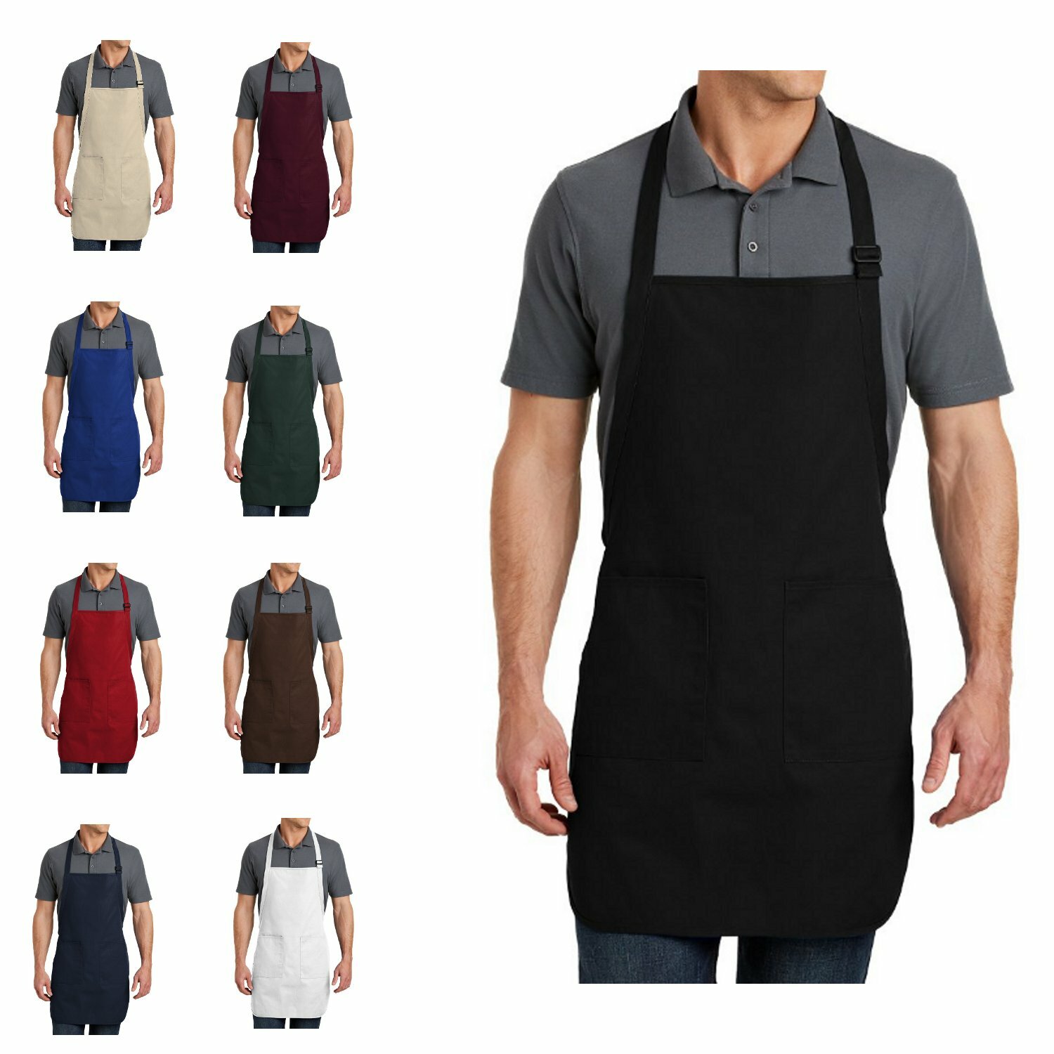 Mafoose Unisex Full Length Apron Pockets gallery