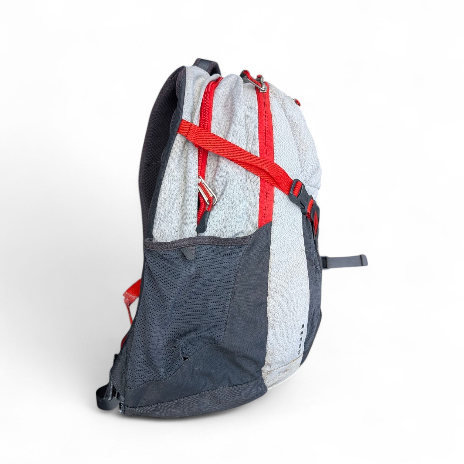The North Face Recon Backpack - Gray/Black/Red - Used 4