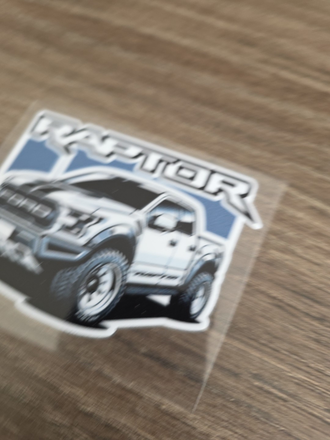 Ford Raptor High Quality Water Proof Raised UV DTF Decal 4in gallery