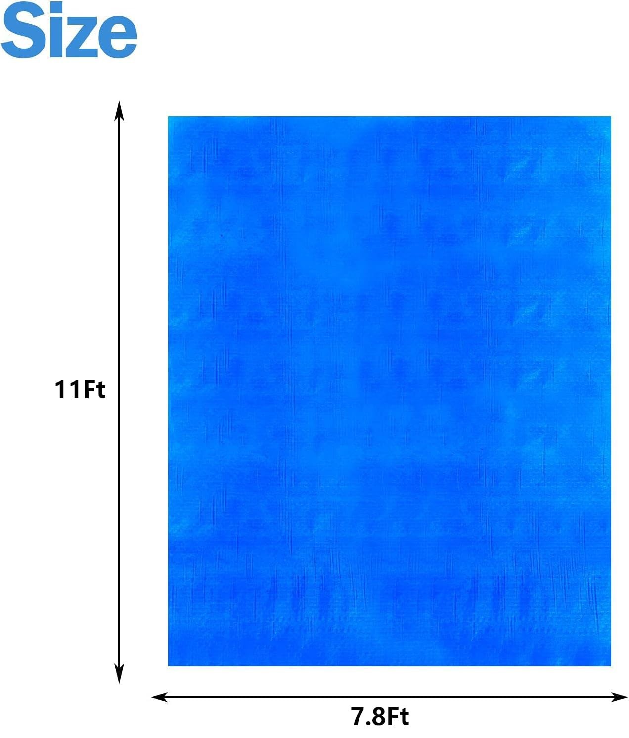 Rectangular Waterproof Pool Ground Cloth 11x7.8 Ft Liner Pad for Above Ground gallery