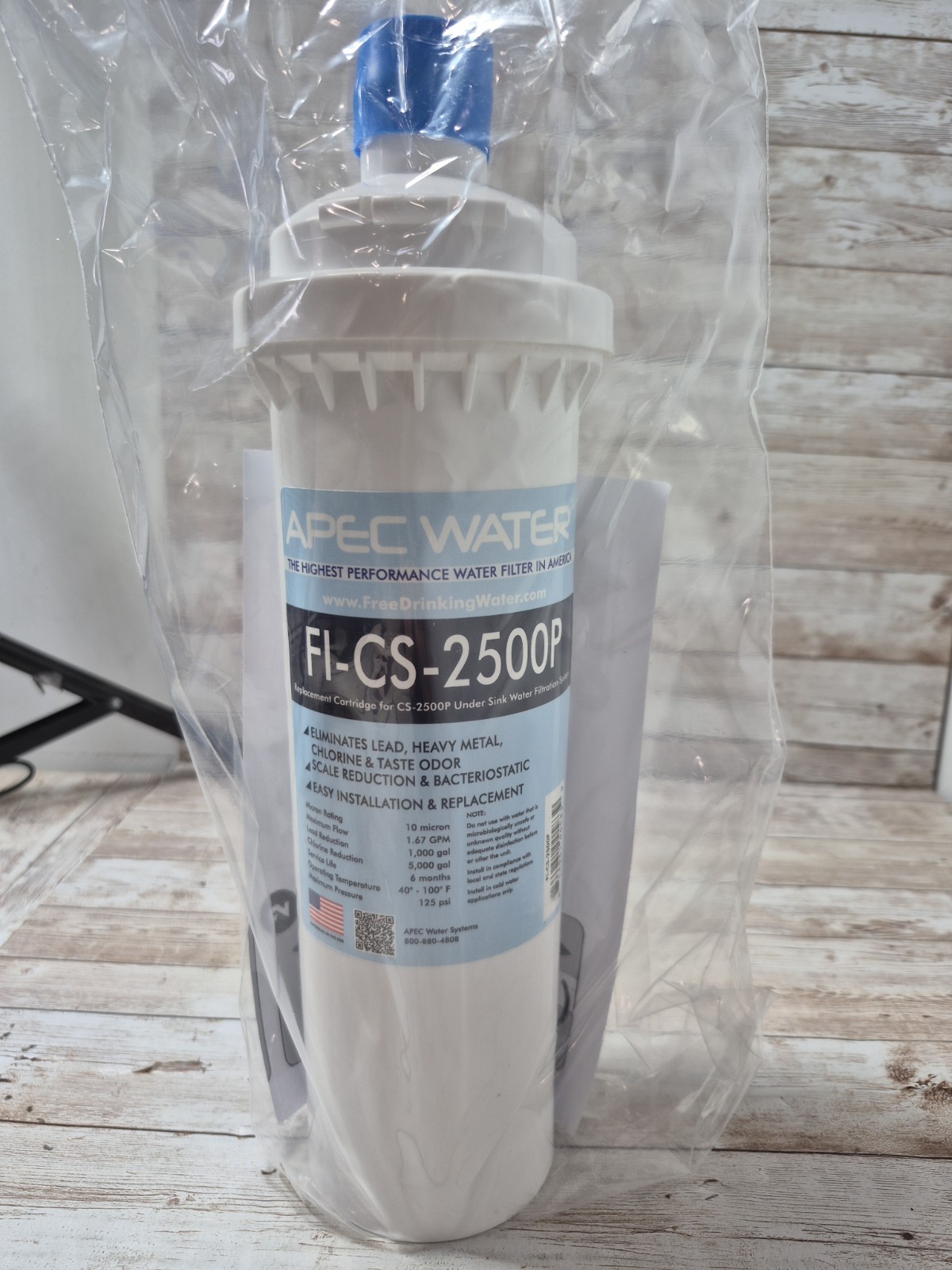 APEC FI-CS-2500P Replacement Water Filter for CS-2500P Water Filtration System gallery