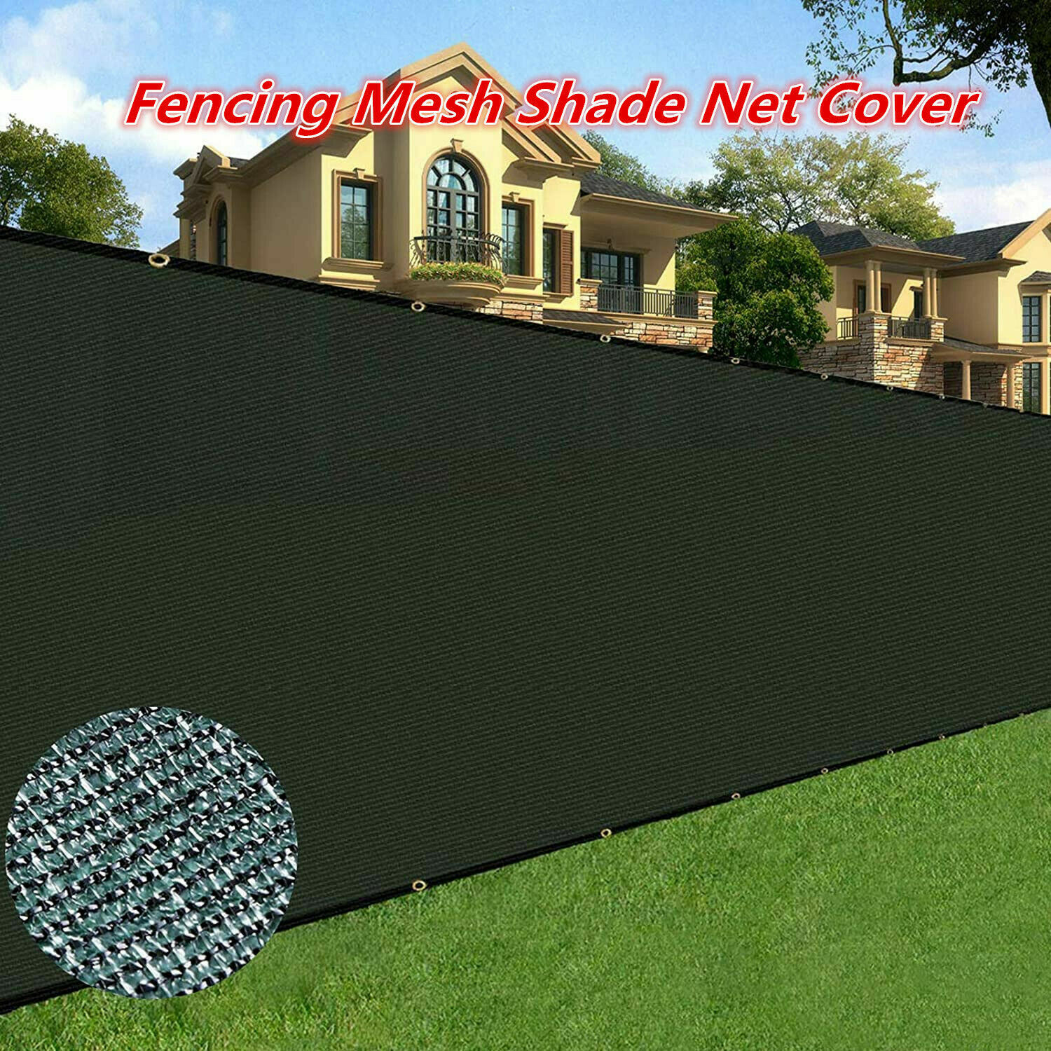 50ft Privacy Screen for Balcony Yard Garden Fence Windscreen Shade Cover Mesh gallery