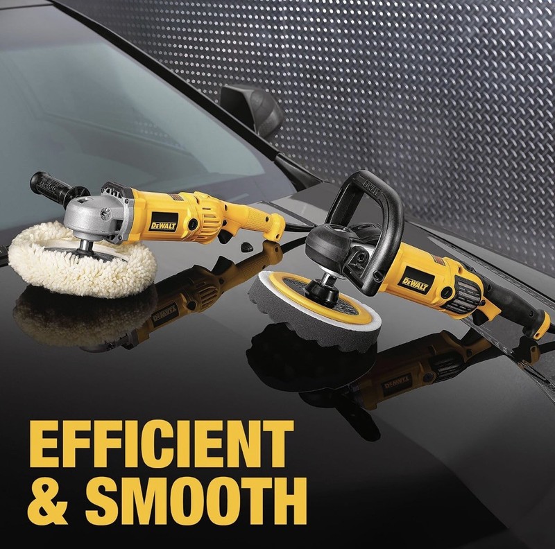 DEWALT Buffer Polisher, 7”-9”, 12 amp, Variable Speed Dial 0-3,500 RPM’s,DWP849X gallery