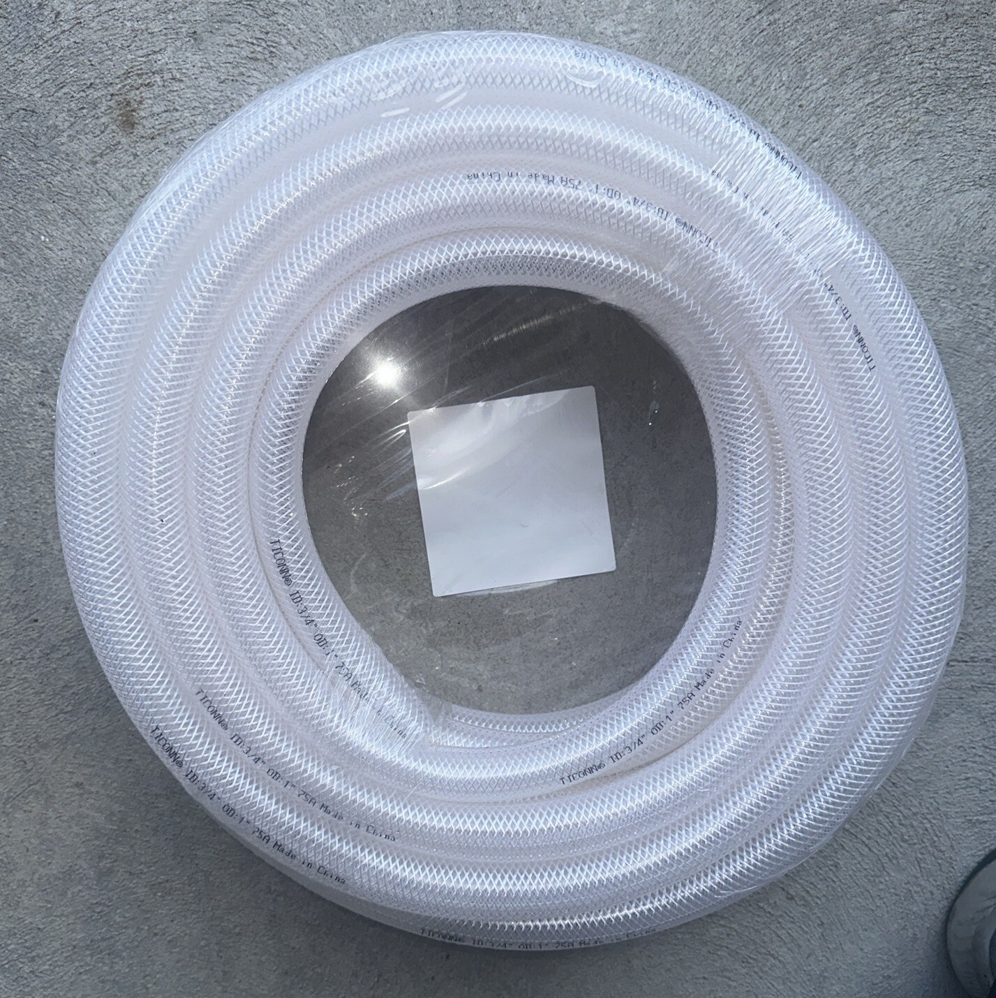 3/4” X 50ft High-Pressure Braided PVC Vinyl Flexible Tubing Non-Toxic RoHS gallery