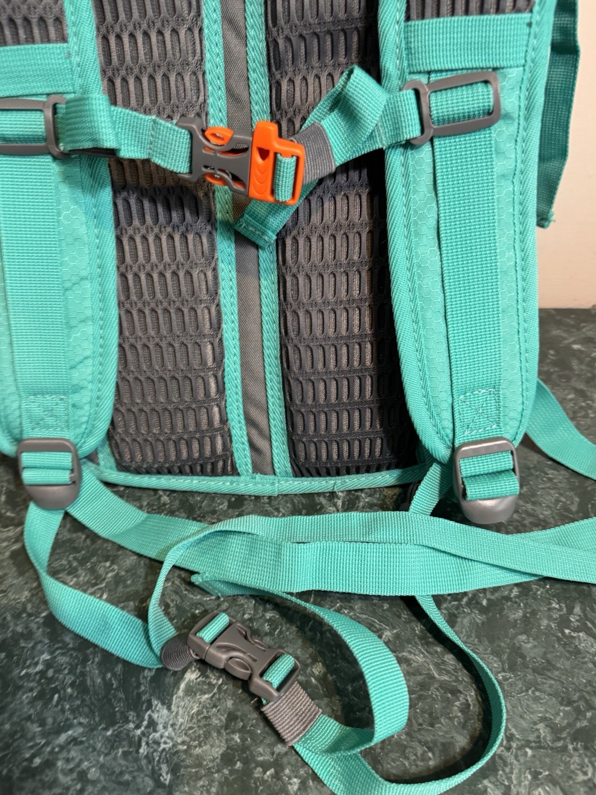 Golini Backpack Day Pack Aqua Blue With Hydration Bladder 3
