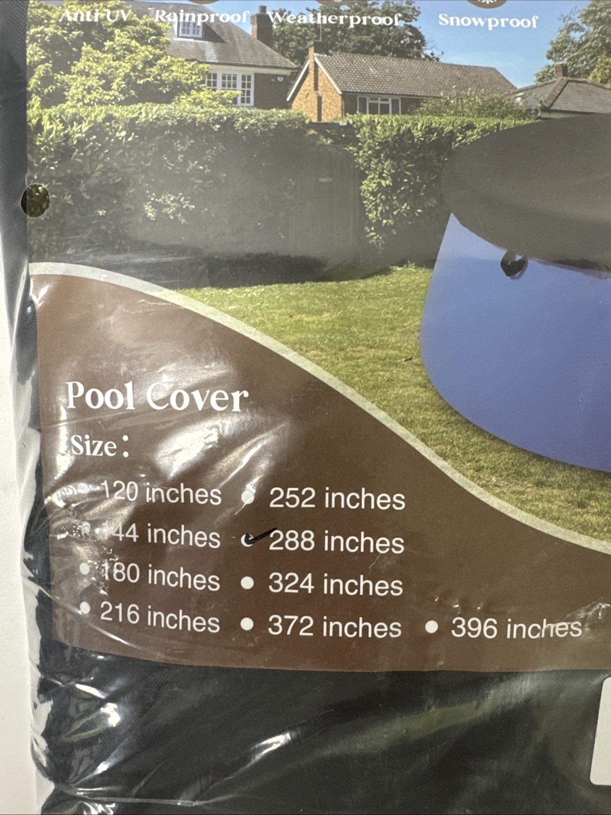 iBirdie Outdoor Above Ground Pool 288 Inches Weatherproof Cover gallery