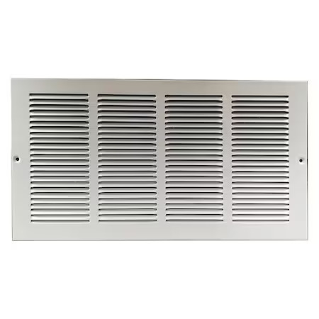 Ceiling/Wall Return Air Grille, 16 In W X 8 In H Opening, White, One-Way gallery