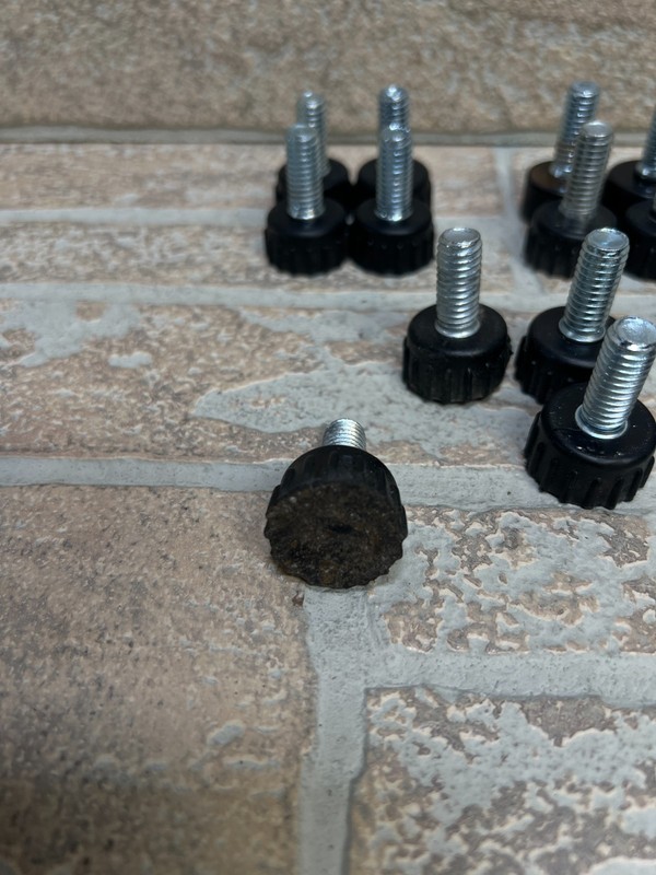 Wire Shelving Rack Threaded Insert Adjustable Feet - Set of 20 gallery