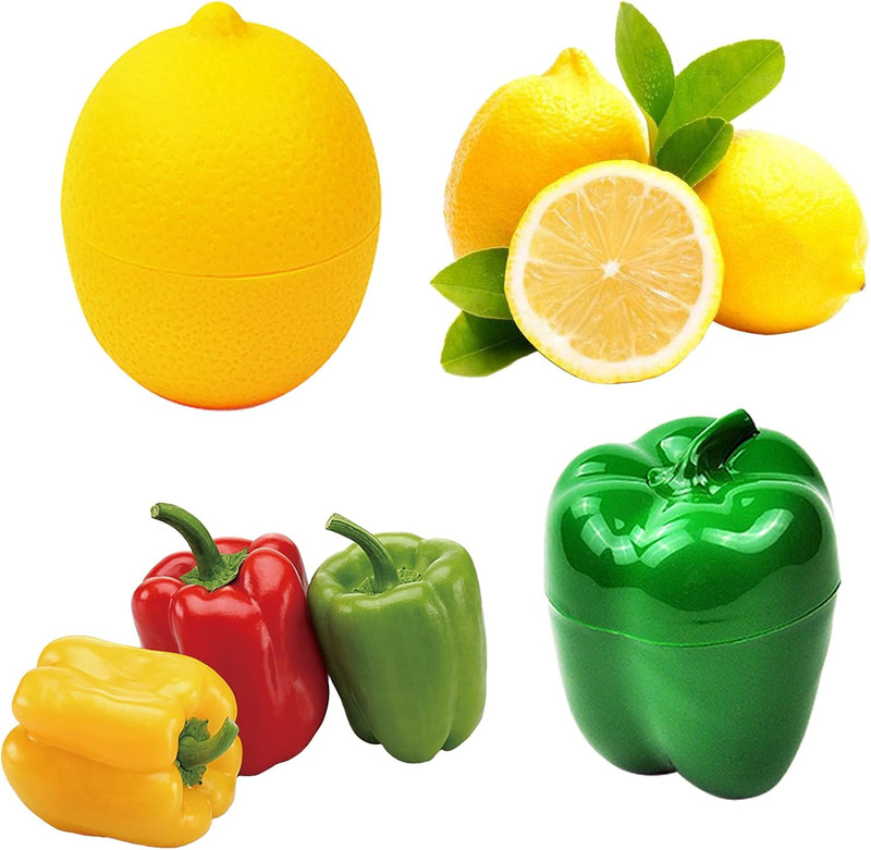 5Pcs Vegetable Storage Boxes Fruit Fresh Keeping Containers Reusable Plastic Set gallery
