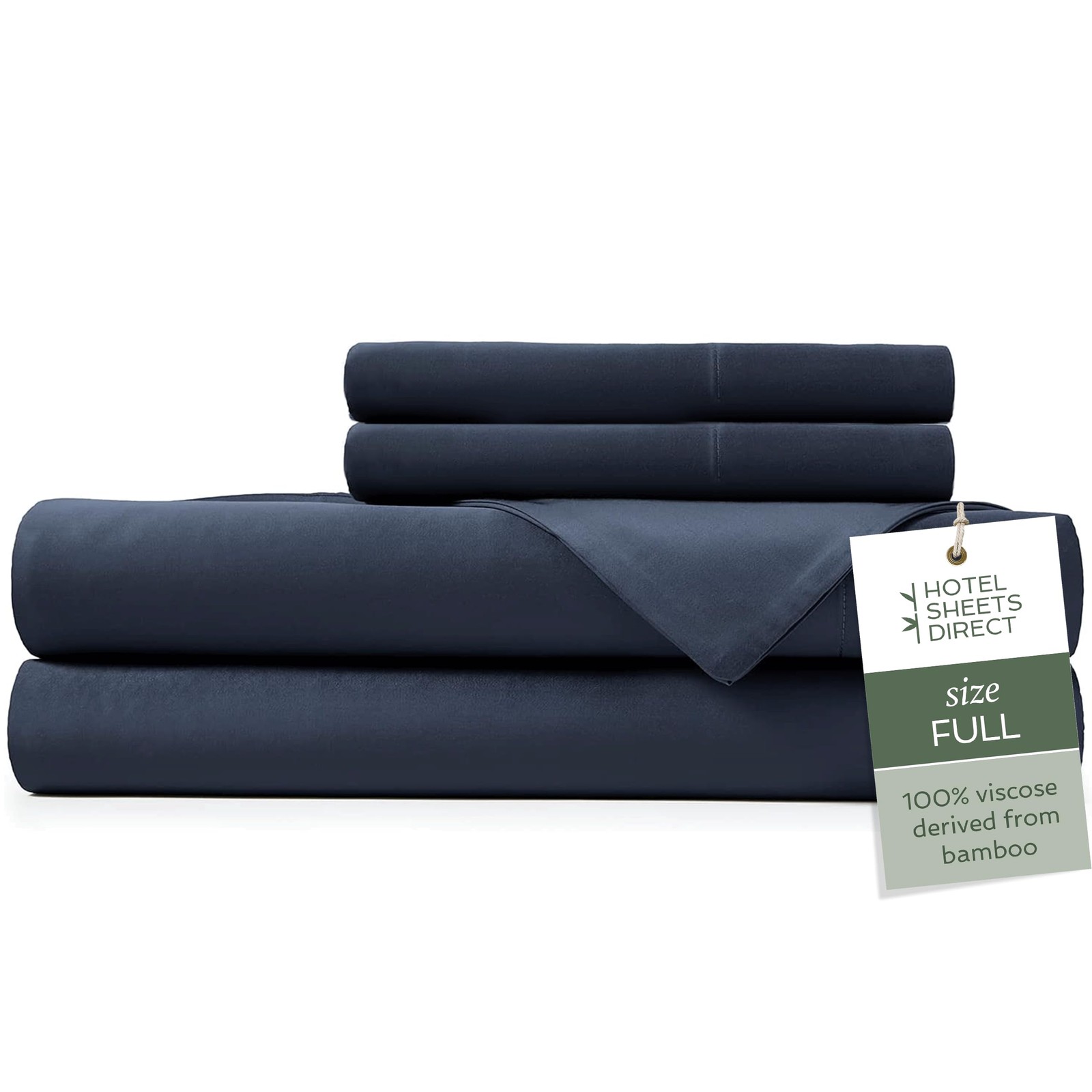 Hotel Sheets Direct 4 Piece Bed Sheet Set Full, 100% Viscose Derived from Bamboo gallery