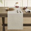 Basic Linen Style Table Runner, 14 x 48 Inch Rustic 14x48 Inch Raw Linen gallery