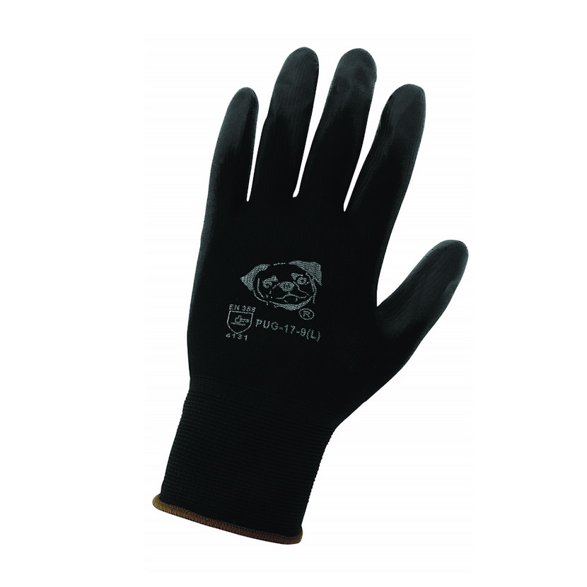 POLYURETHANE COATED GENERAL PURPOSE NYLON WORK GLOVES PUG17 LIGHTWEIGHT (XS-XXL) gallery