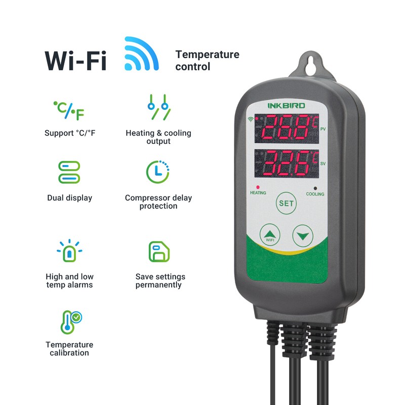 Inkbird Digital Temperature Controller 308 Wifi Aquarium Tank Reptile Waterproof gallery