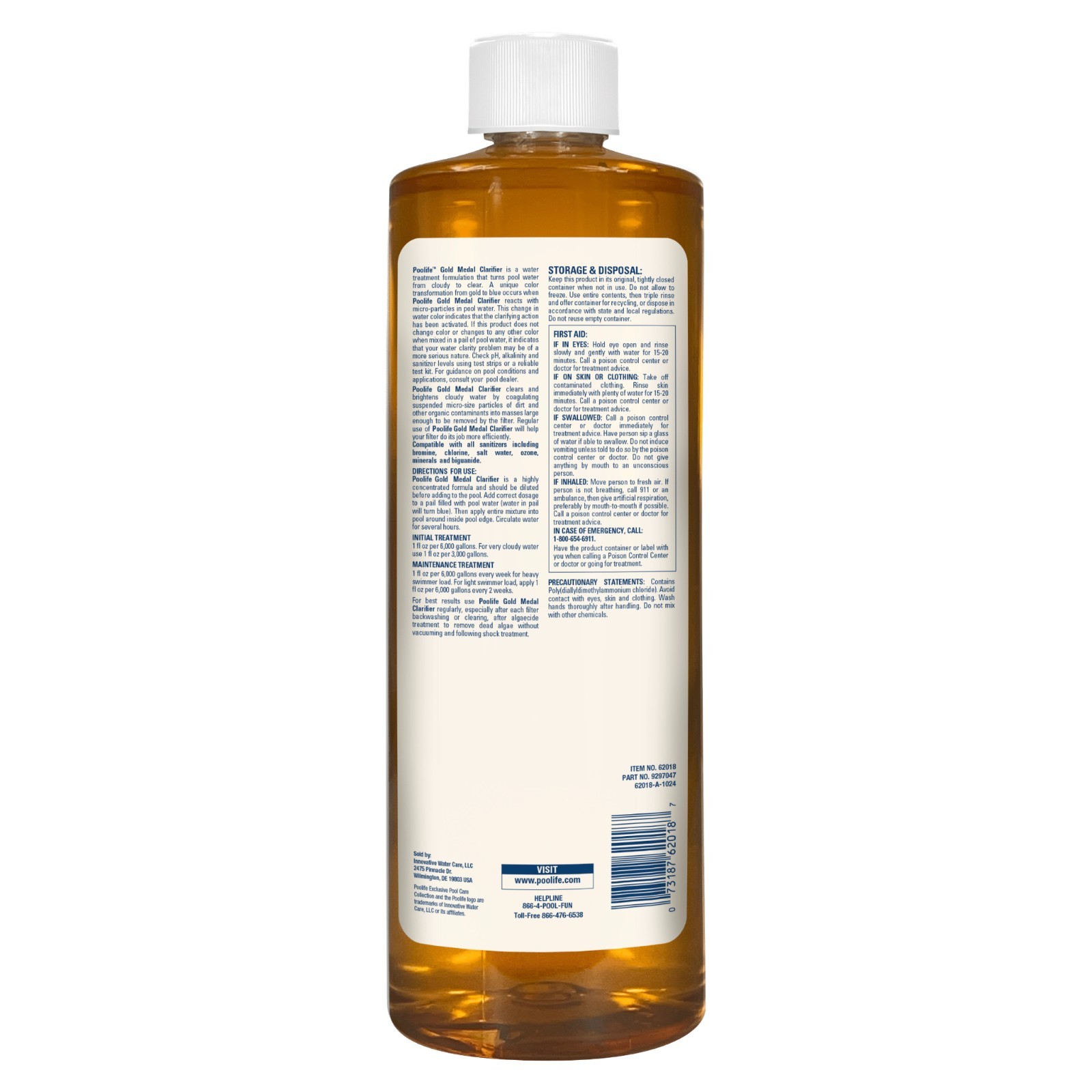 Poolife Gold Medal Clarifier (1 qt) gallery