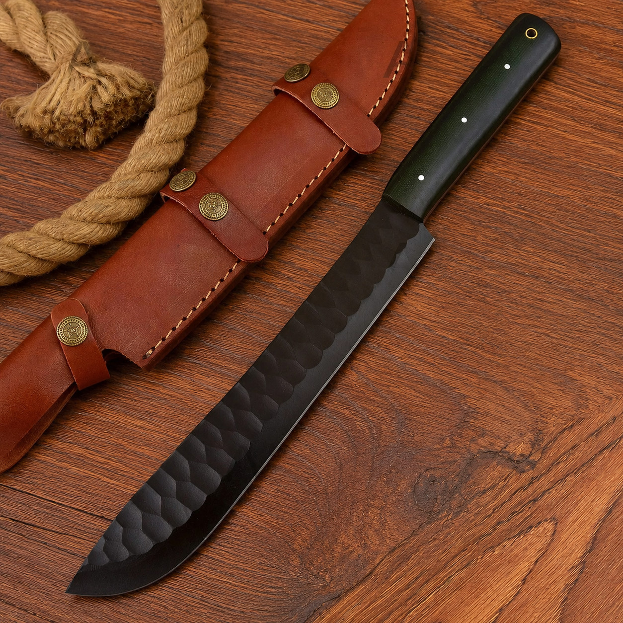 CUSTOM HANDMADE FORGED DAMASCUS STEEL BUTCHER/BRISKET CHEF KNIFE BLANK BLADE2397 gallery