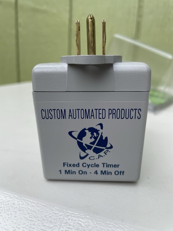 NFT-1e Preset Cycle Timer 1 Minute On 4 Minutes Off Ebb&flow Hydroponics Fan Co2 gallery
