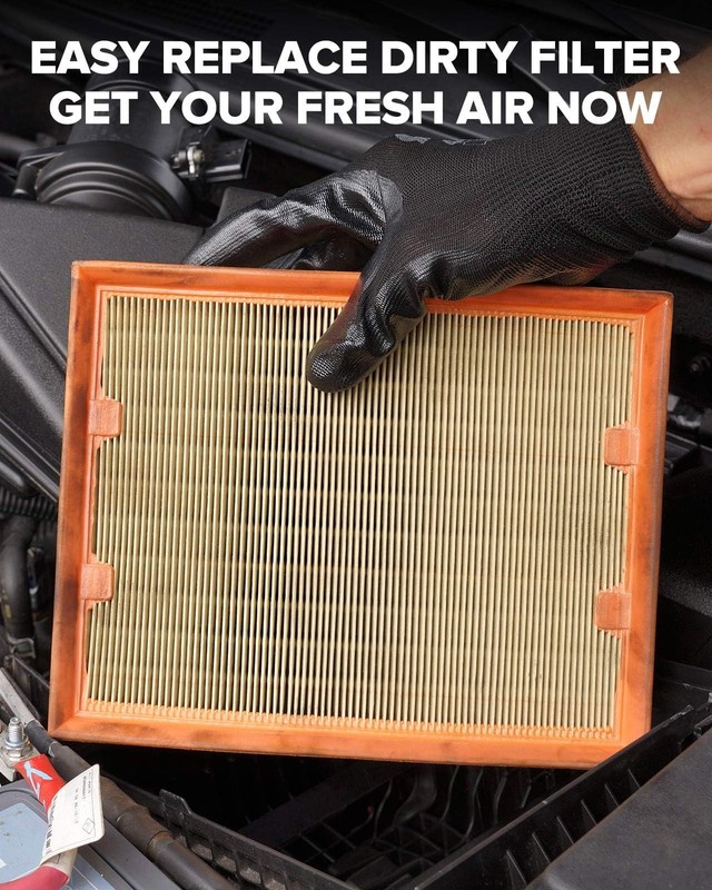 Engine Air Filter Compatible with Dodge Charger, Challenger 2011-2023, Boost gallery