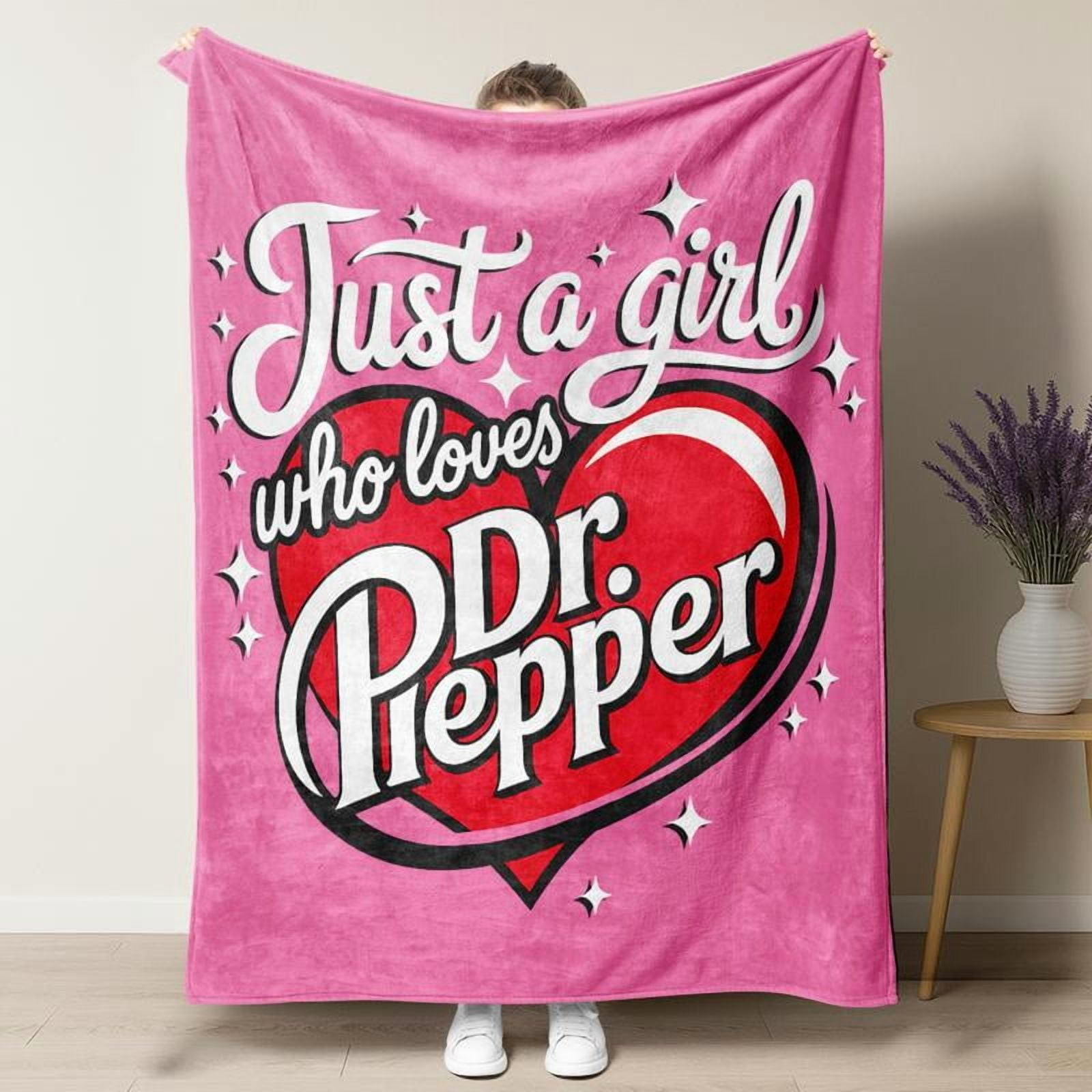 Classic Cherry Cola Lover Soft Flannel Throw Blanket | Cozy Warm Gift gallery