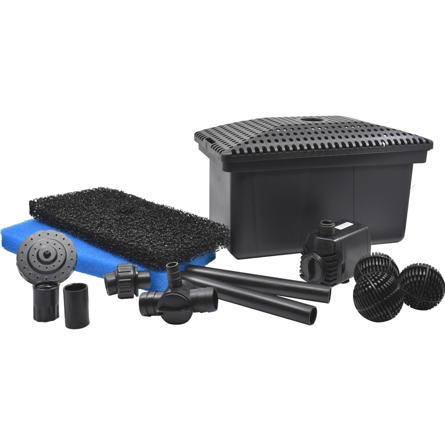 Durable UV Resistant Filter Box with Pump for Ponds Up to 500 Gallons gallery
