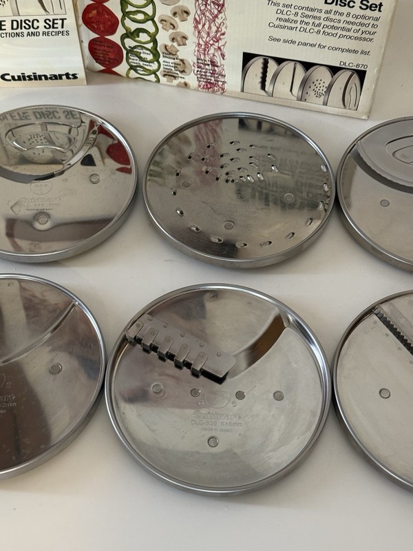 Cuisinart DLC-870 Complete 8pc Replacement Disc Blades DLC8 (DLC10 & Custom 11) gallery