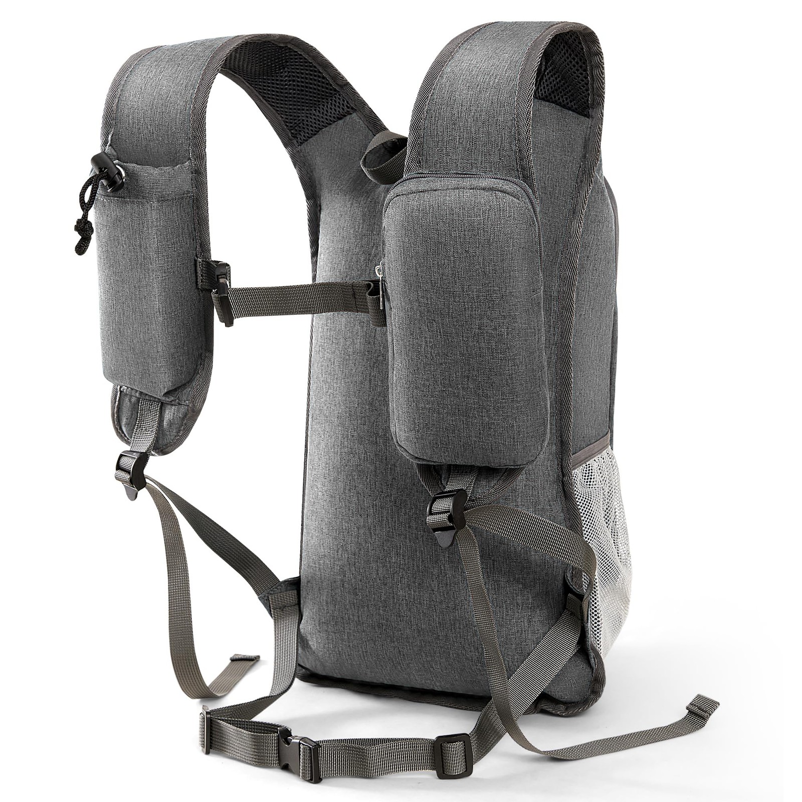 Small Hiking Backpack with Detachable Front Holder, Foldable Packable Back pa... 2