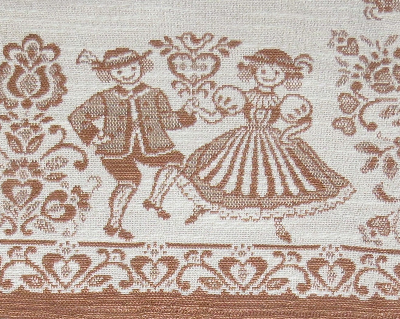 Table Square Double-sided Jacquard Dutch-like Theme 31 by 33 inches gallery
