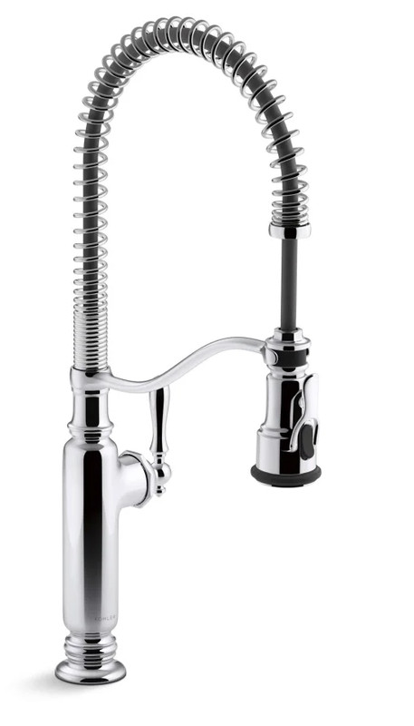 Kohler Tournant K-77515-CP PreRinse Pullout PRO Spray Kitchen Faucet Chrome NEW gallery