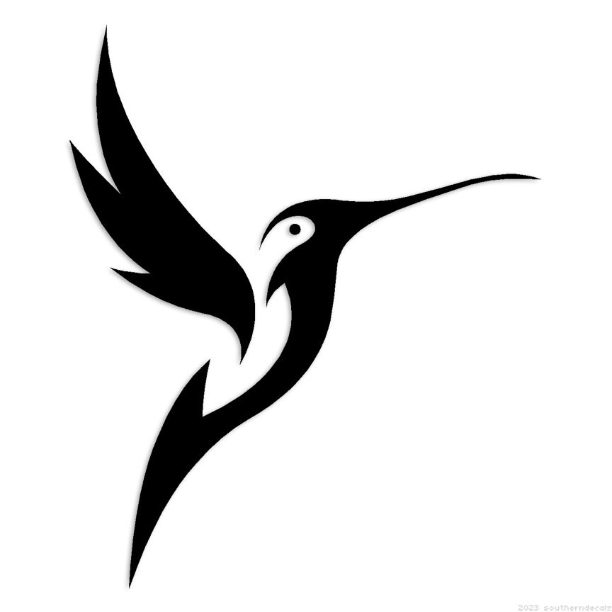 Hummingbird - Decal Sticker - Multiple Colors & Sizes - ebn6908 gallery