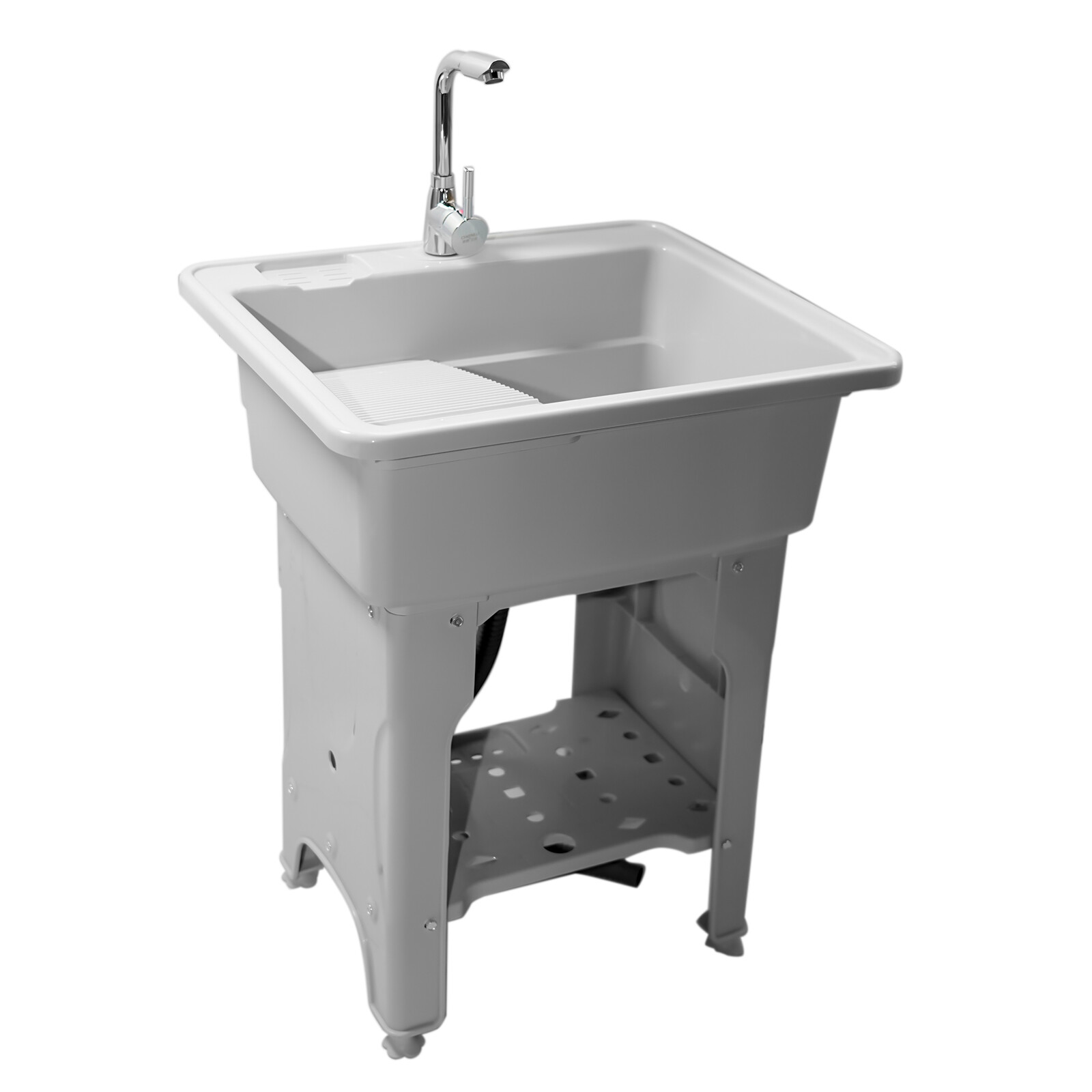 Freestanding Kitchen Sink Commercial Laundry & Utility Room Sinks with Faucet gallery