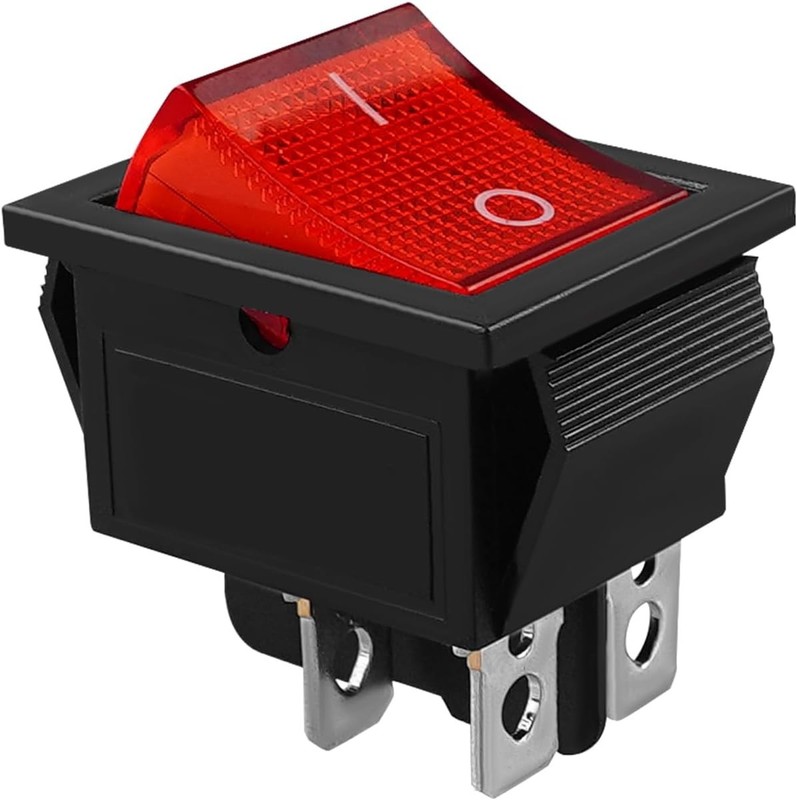 Reliable 4-Pin 2-Position Air Compressor Switch with Light for Kobalt 8 Gal gallery