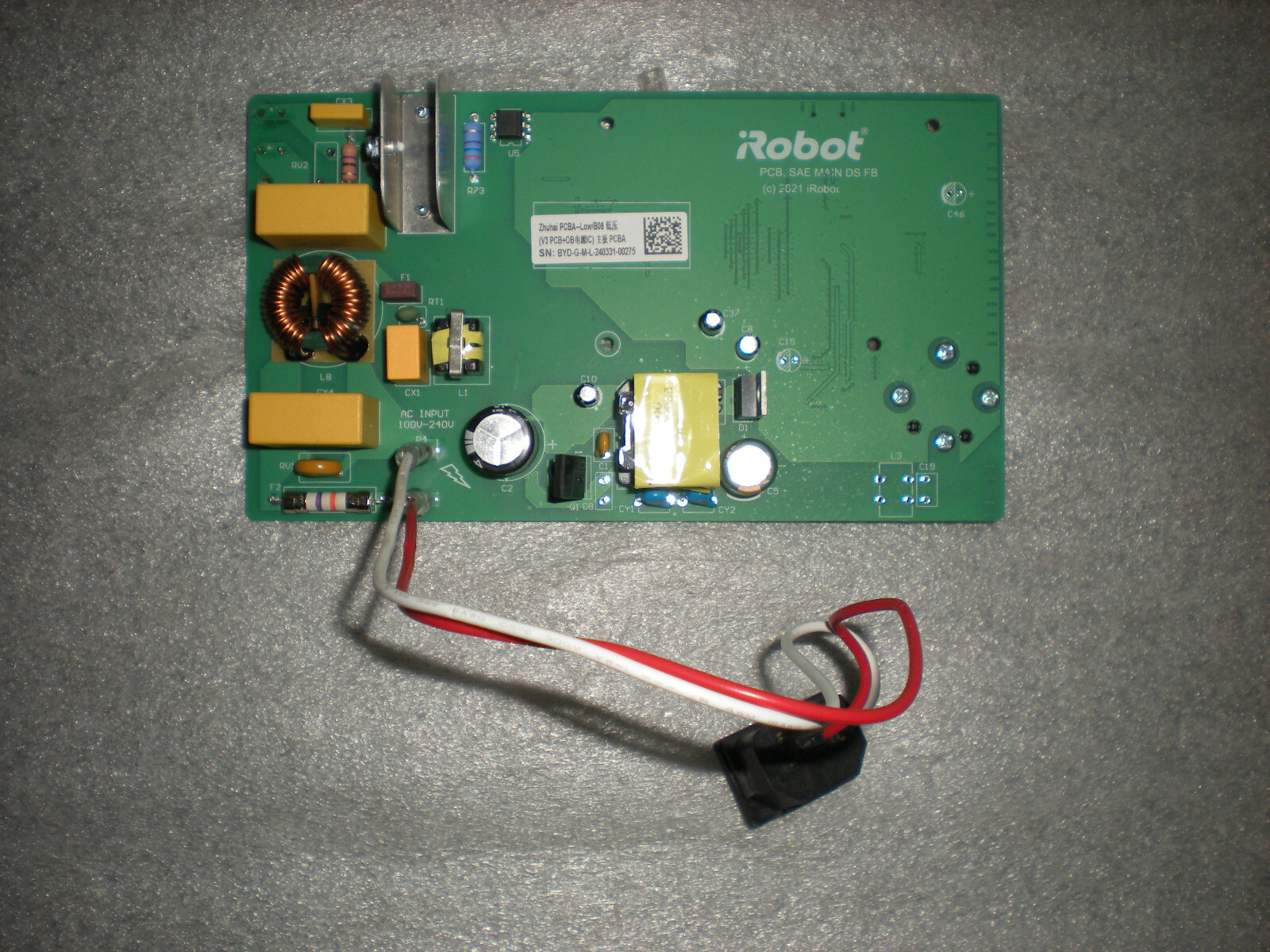 OEM iRobot Roomba Clean Base Automatic ADG-N1 j6 j7 PCB SAE DS FB Control Board gallery