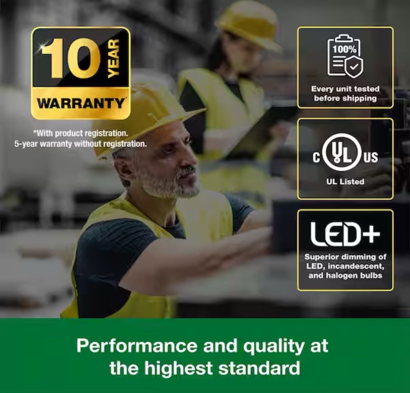 Lutron Diva LED+ Dimmer Switch for Dimmable LED Bulbs (DVCL-153P-WH-2) (2-Pack) gallery