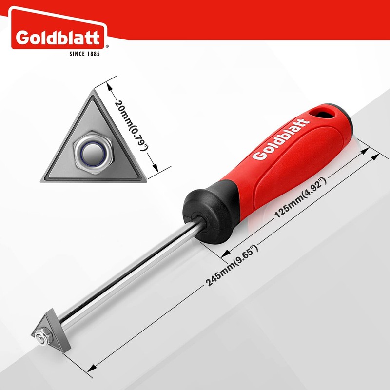 Goldblatt Grout Removal Tool Grout Cleaner Caulking Remover Scraper Carbide Tips gallery