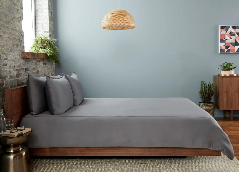 Sheex Original Performance Cooling Duvet Cover & 2 Shams Set Graphite Queen $240 gallery