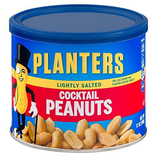 Planters Lightly Salted Cocktail Peanuts 12 oz Canister gallery