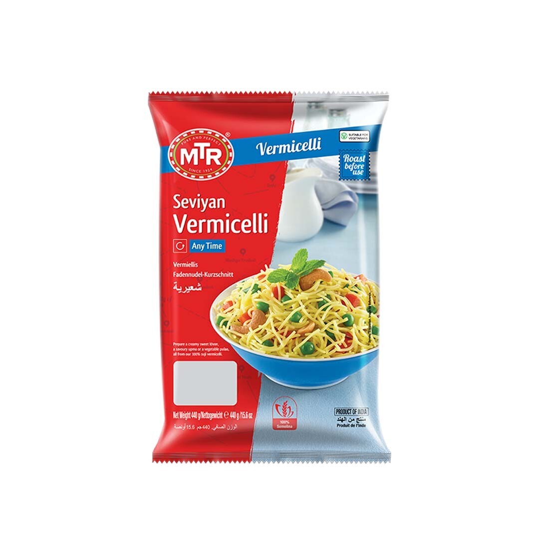 MTR Seviyan Vermicelli, Non Sticky, Non Lumpy, Great Taste - 440g/15.6oz gallery