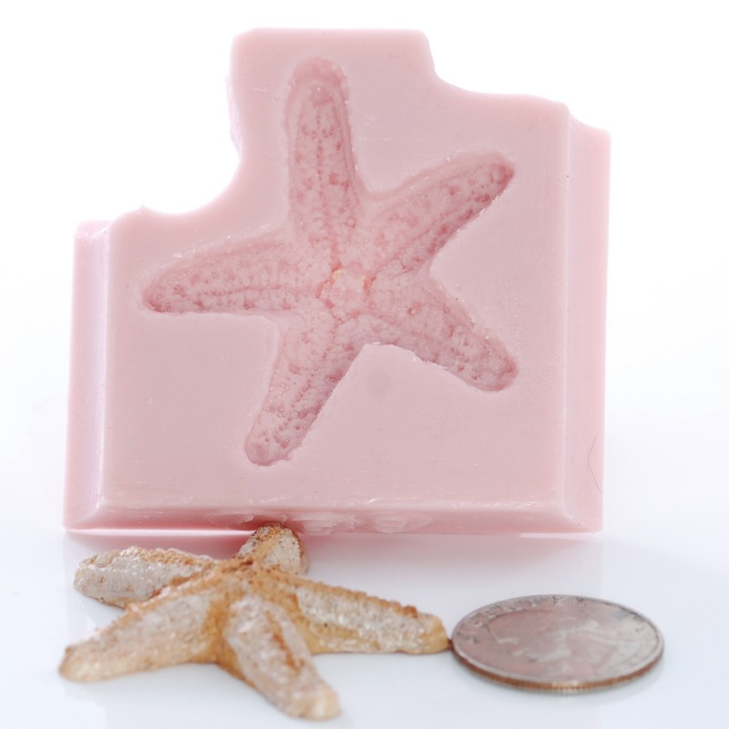 Seashell Starfish Silicone Mold use with Fondant Chocolate Polymer Clay (837) gallery