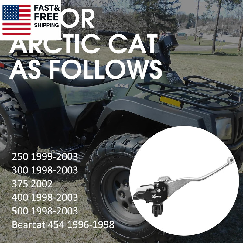 Left Handlebar Front Brake Master Cylinder for Arctic Cat ATV 250 300 375 400 50 gallery