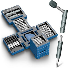 STREBITO 55-in-1 Precision Screwdriver Set, Compact Magnetic Repair Tool Kit wit