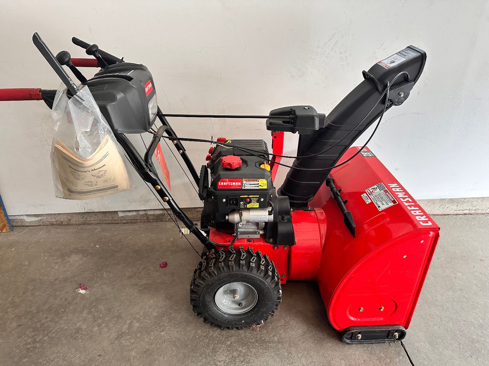 Craftsman 28" Two Stage Snow Blower | Red | New | Self Propelled | 6+ Speeds gallery