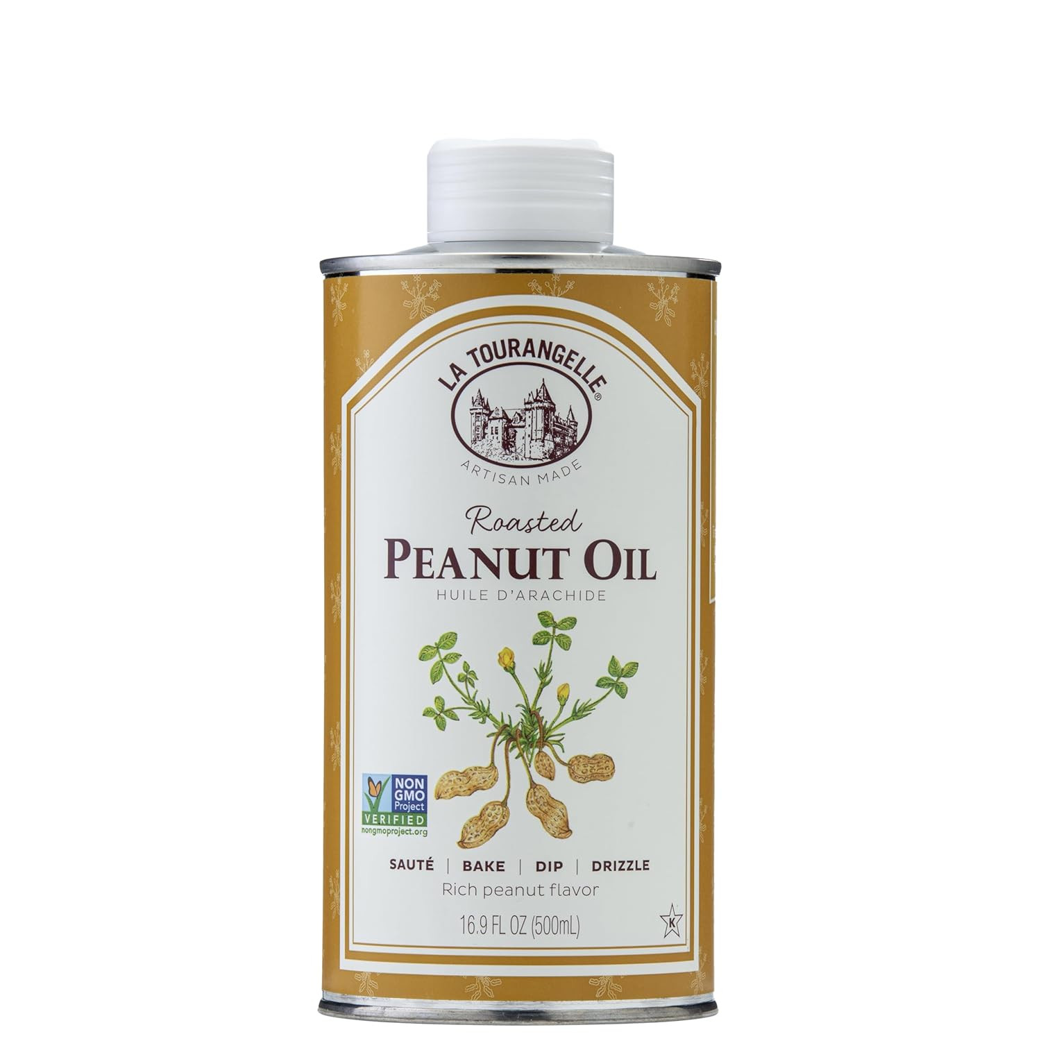 , Roasted Peanut Oil, Slow Roasted Expeller-Pressed for Rich Flavor, Perfect for gallery