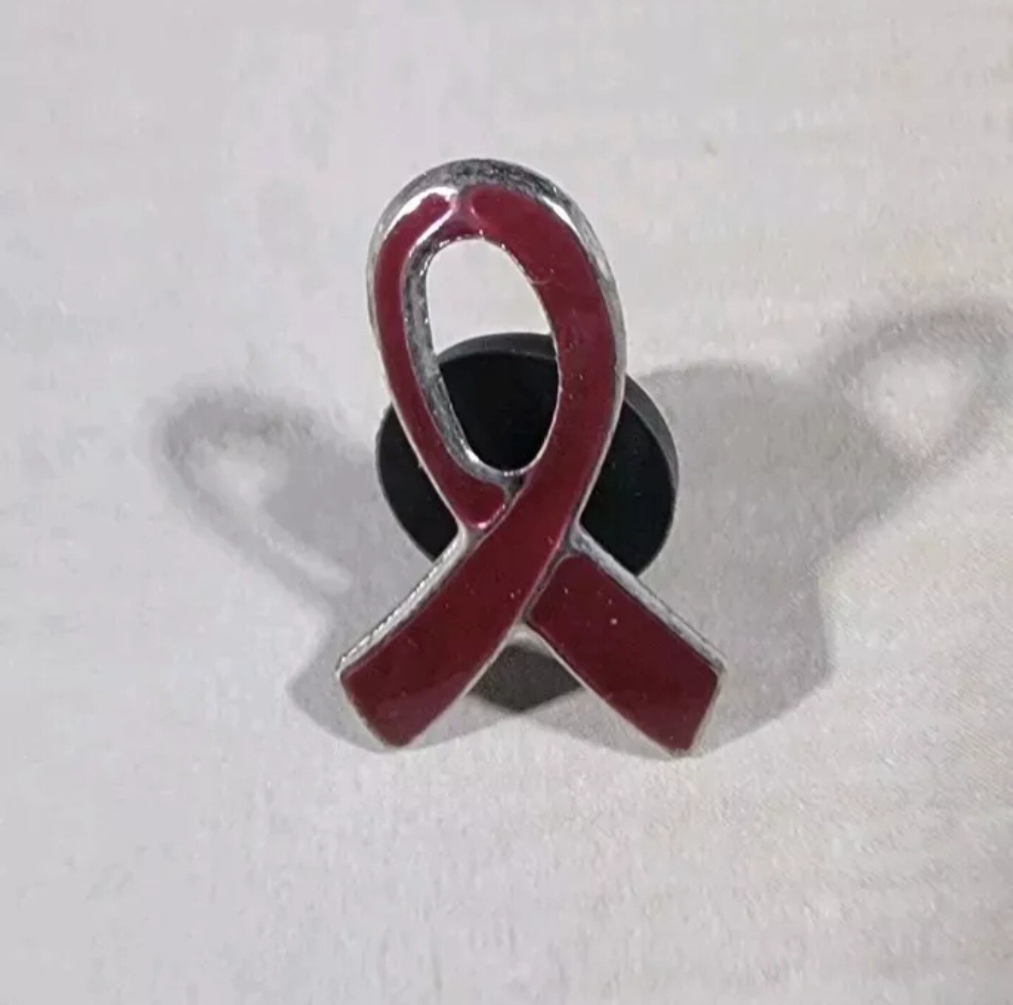 12 Red Awareness Ribbon Pins - Bulk Pack - 1 inch ~ DARE Drug Free, Heart Health gallery
