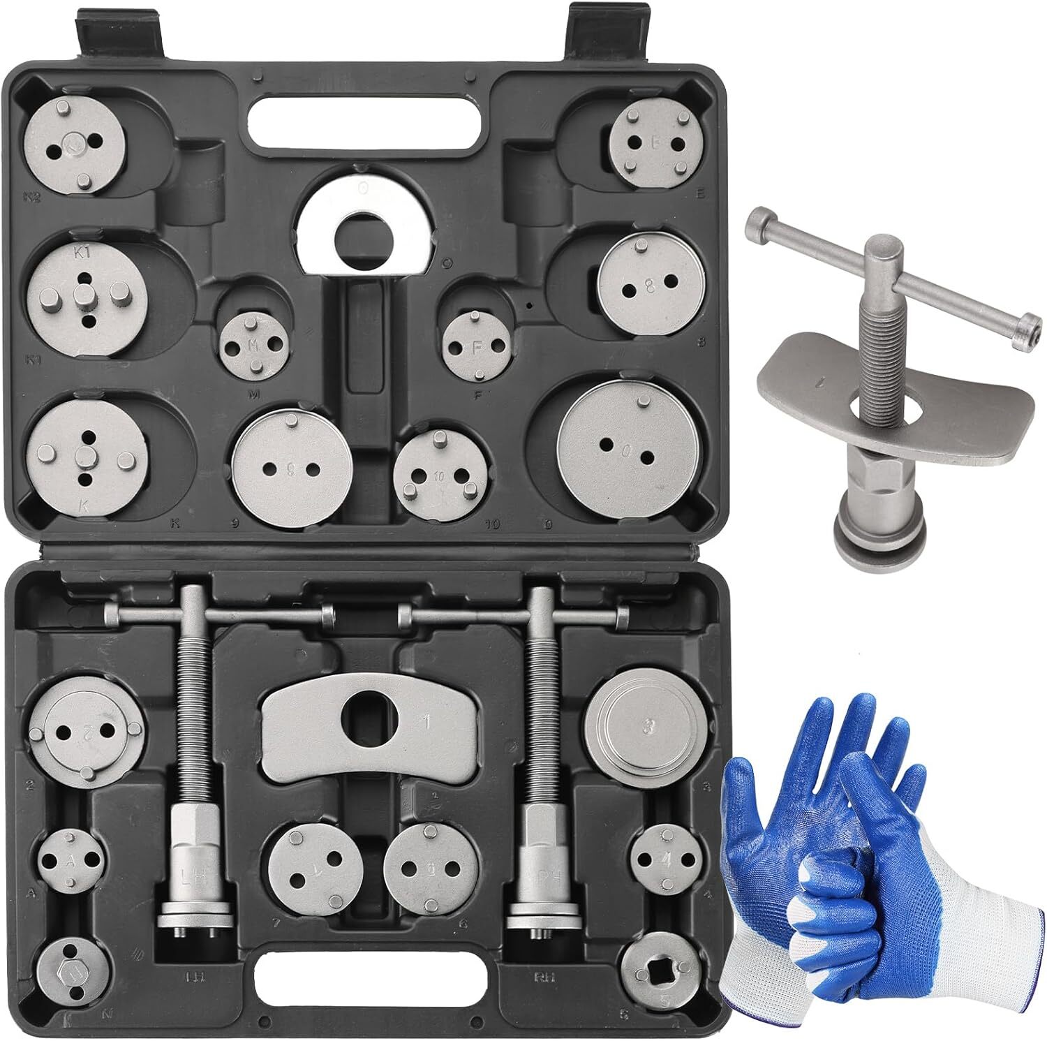 24pcs Brake Caliper Tool, Heavy Duty Disc Tool Set, Wind Black gallery