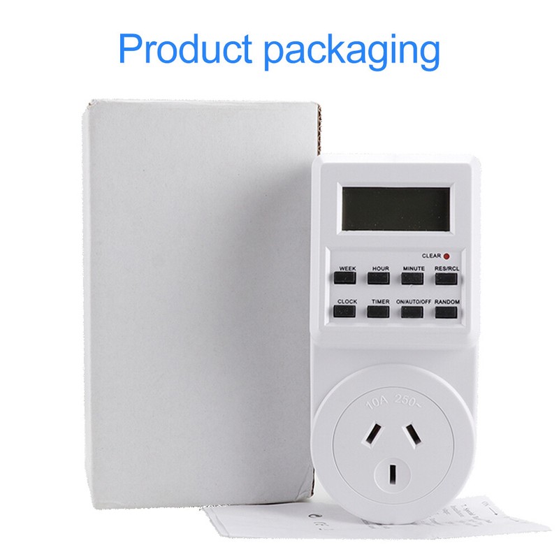 Programmable Electrical Plug-in Power Socket Timer Switch Outlet Time 50Hz/60Hz gallery
